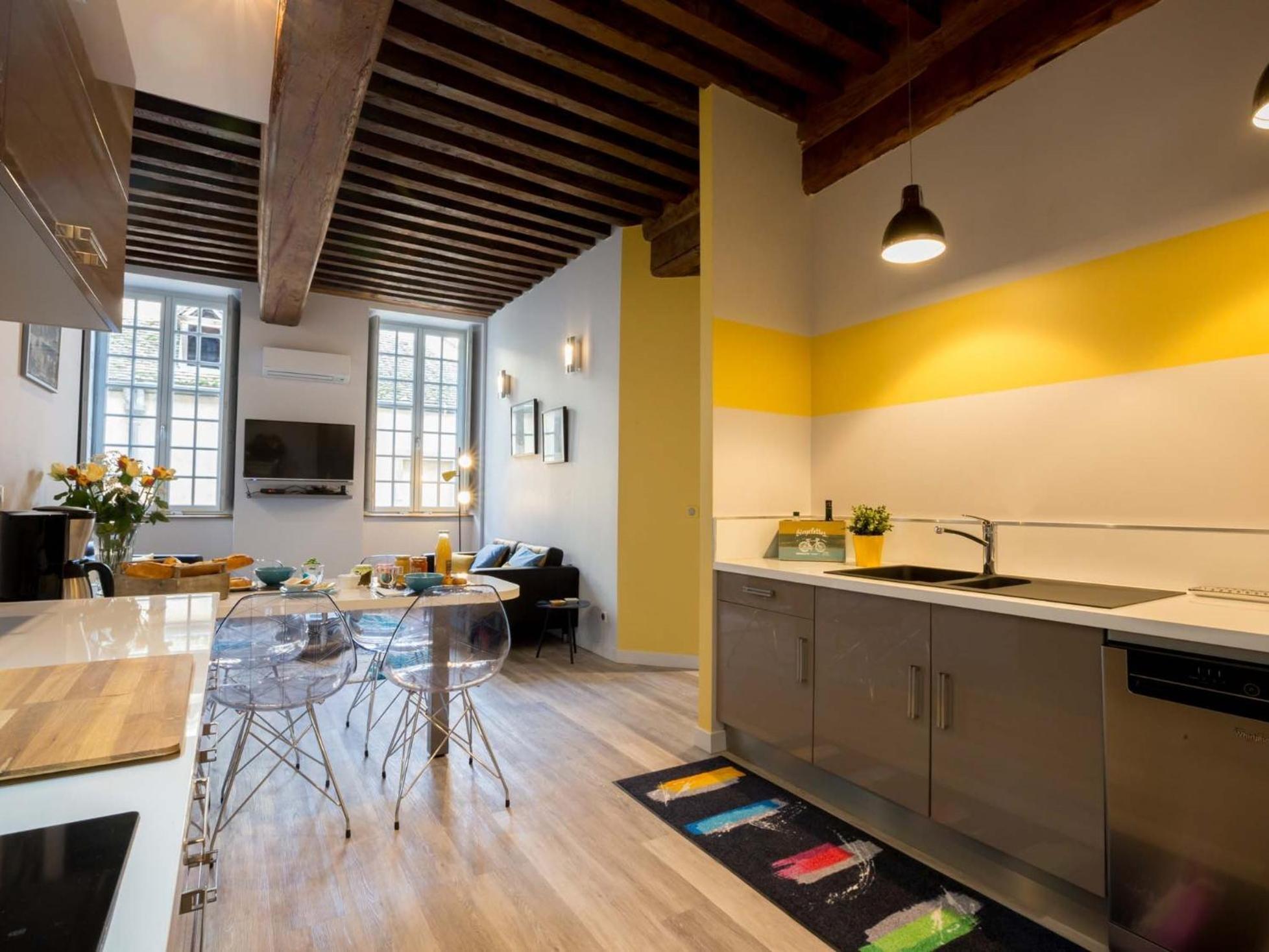 Residence Beaune Sweet Home, 4 Appartements D'Exception Avec Parking Inclus 客房 照片