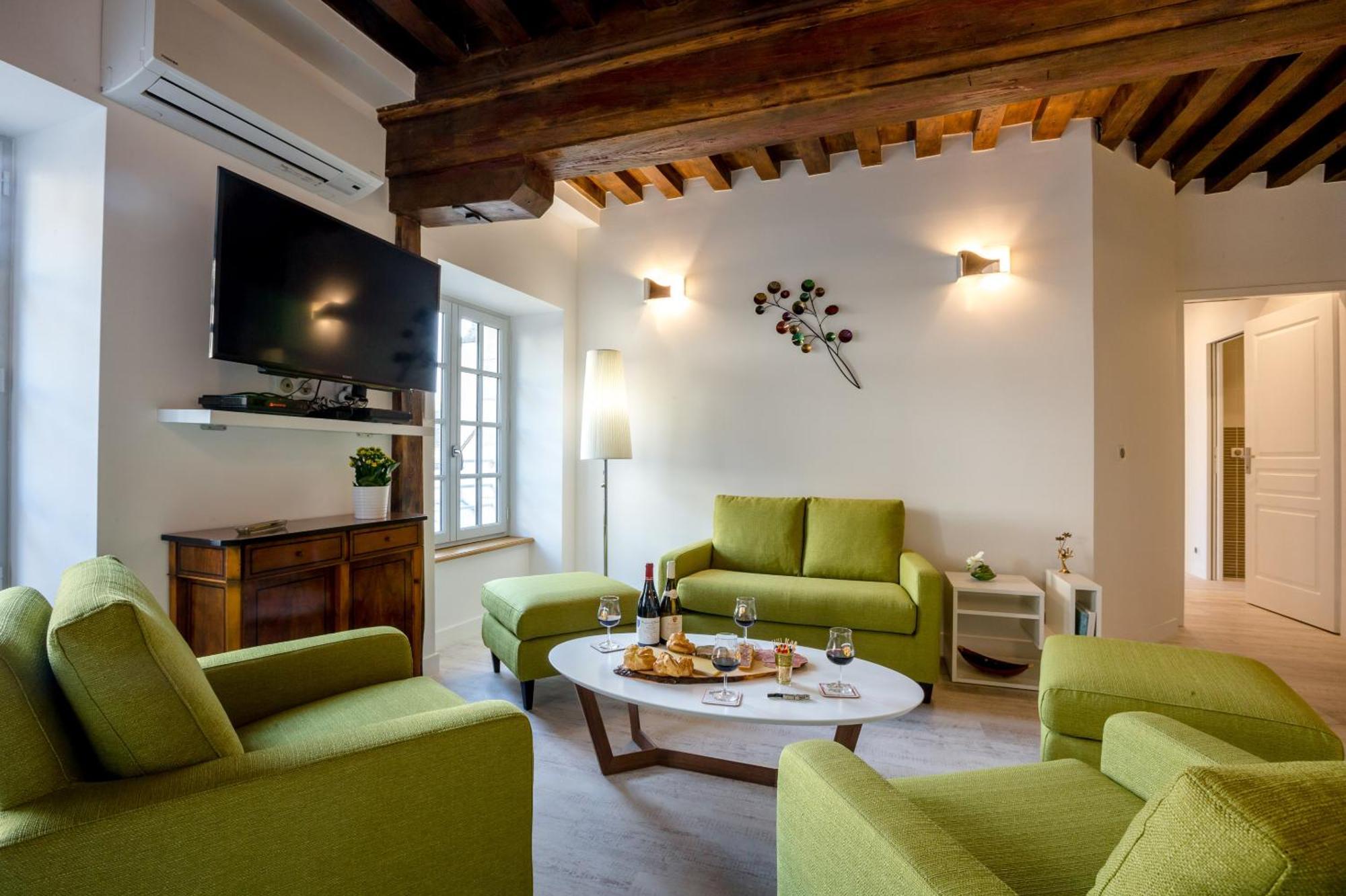 Residence Beaune Sweet Home, 4 Appartements D'Exception Avec Parking Inclus 客房 照片